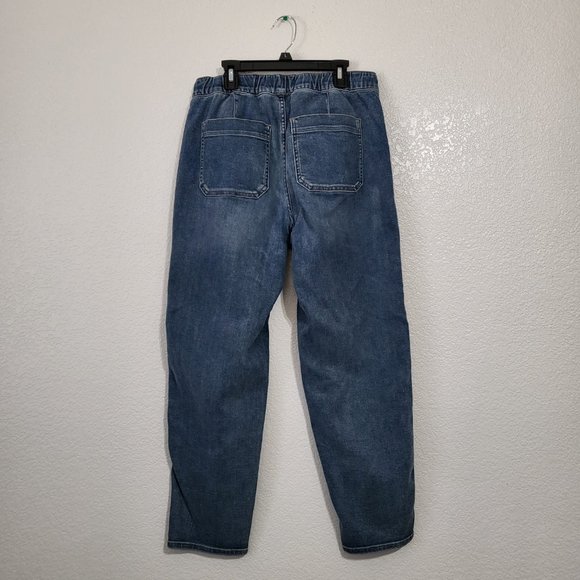 Women's Madewell Relaxed Pull On Drawstring‎ Jeans Jogger Style Pants Sz XS - Picture 13 of 13